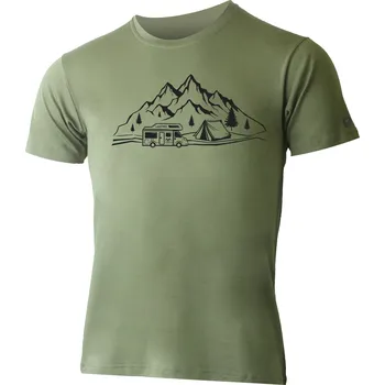 ALBI pánské merino triko - Zelená 6010 / XL / Zelená