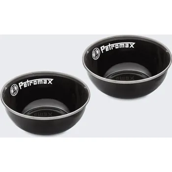 Příslušenství pro gril Petromax Smaltované misky Petromax 160 ml 2 ks ČERNÉ