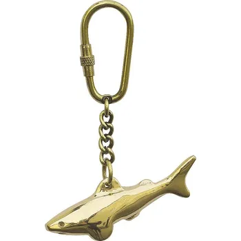 SEA CLUB Přívěsek na klíče mosazný - žralok 1046