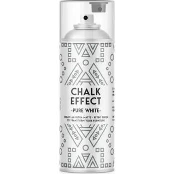 Barva ve spreji Akrylový sprej s křídovým efektem, PURE WHITE - BÍLÝ, 400 ml, 1 kus