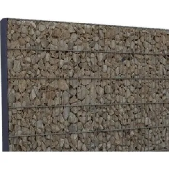 Plot PSK Gabionový plot 123cm antracit