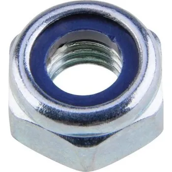 Matice Matice pojitná M12, šestihranná zinek bílý