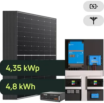 solární set Ecoprodukt Hybrid Victron 4,35kWp 4,8kWh 1-fáz předpřipravený solární systém