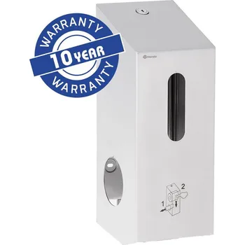 Zásobník na 2 role toaletního papíru STELLA nerez mat