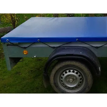 Přívěs k motorovému vozidlu Plachta na přívěsný vozík modrá - výroba na míru