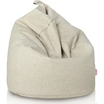 Sedací pytel Vlnený sedací vak béžový
