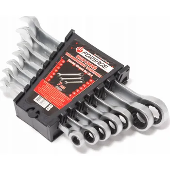 Klíč Forsage Sada otevřených klíčů s ráčnou, 7 kusů (8-19 mm)