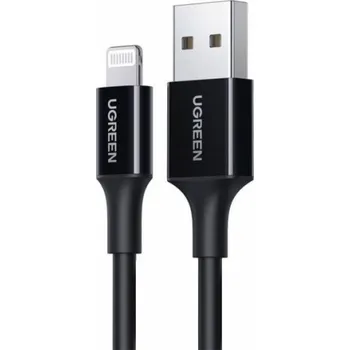 Datový kabel Ugreen USB-A - Lightning USB kabel 2m černý (UGR1136BLK)