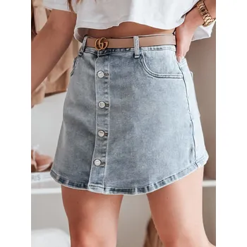 Dámské džíny Dámské džínové spodnicě-spodenky DENIVISA DStreet šedá 3280912