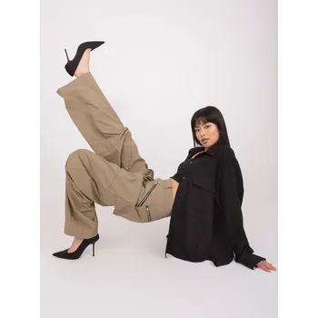 Dámská košile Černá dámská oversize košile LAKERTA černá 3298278