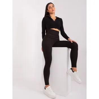 Leggings-LO-LG-LK-535-01.81-black RUE PARIS černá 3298489