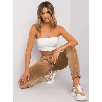 Sweatpants-RV-DR-6110.92P-camel RUE PARIS hnědá 3292744