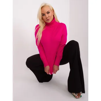 Dámský svetr Sweater-PM-SW-PM-3681.05P-fuchsia P-M červená 3297821