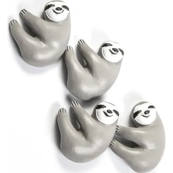 Dekorativní magnet Vyrobce Magnetky na lednici - lenochodi - 4 ks