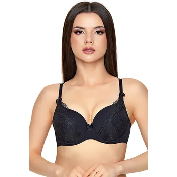 Podprsenka Dámská podprsenka Nikola Černá - Jagoda černá 75C