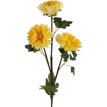 umělá květina Umělý květ FLORE 799 žlutý (6 ks)