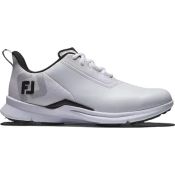 FootJoy Fuel pánské golfové boty, bílo/šedé bílé, široká, bez spajků, 44.5