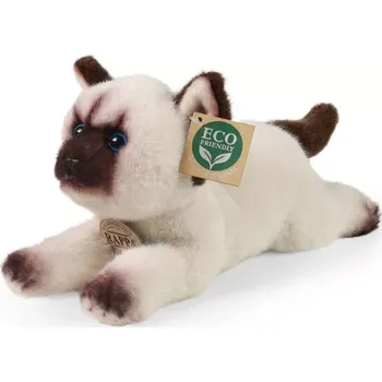 plyšák Rappa Plyšová kočka ležící himalájská 20 cm ECO-FRIENDLY
