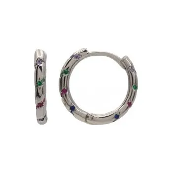 Náušnice Stříbrné náušnice kroužky