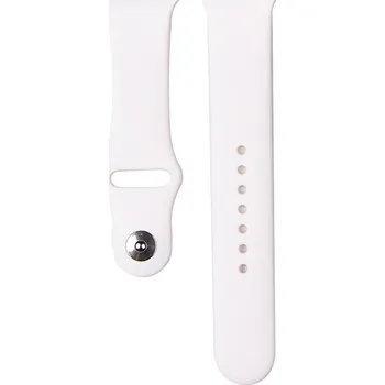 Řemínek na hodinky Řemínek Devia Deluxe Sport pro Apple Watch 49mm / 46mm / 45mm / 44mm bílý