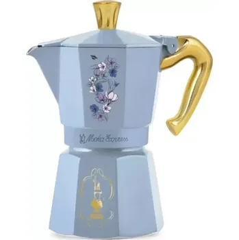 Konvice na čaj Bialetti Moka Express Bridgerton 270 ml zlatá
