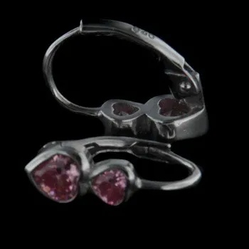 Náušnice Stříbrné náušnice s klasickým zapínáním