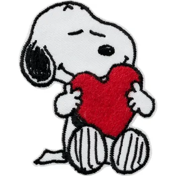 Nášivka Nažehlovačka Monoquick - SNOOPY© SE SRDÍČKEM