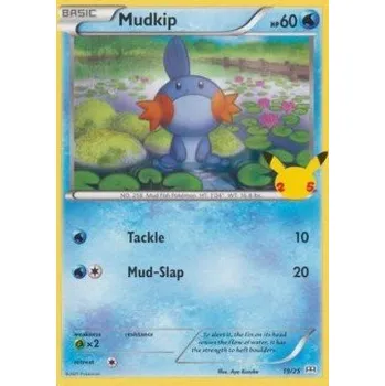 Karetní hra Pokémon MCD25 019/025 Mudkip - McDonald's 25th Anniversary Stav: Near Mint, Verze: NORMAL