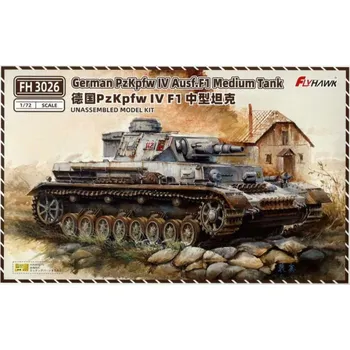 Plastikový model FlyHawk Model 1/72 Pz.Kpfw IV Ausf. F1 Medium Tank