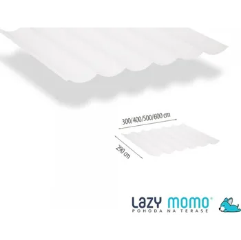 Stínicí technika Lazy Momo Sluneční Harmonika ECONOMY o šířce 2,9 m Barva: Sahara Písková, Rozměr: 2,9x5 m