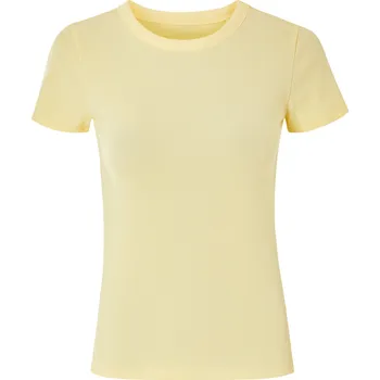 Dámské tričko esmara® Dámské vroubkované triko (žlutá, XL (48/50))