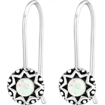 Náušnice Prosperk Stříbrné náušnice s Opálem S4669