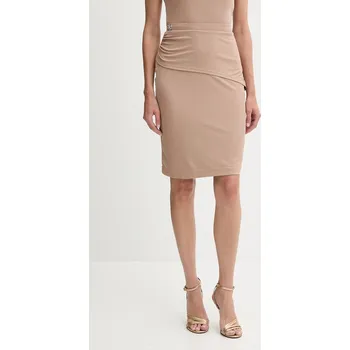 Dámská sukně Sukně Guess PRISCA béžová barva, mini, pouzdrová, W5YD64 KAQL2 W5YD64.KAQL2 80X, vel. XS