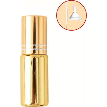 Barevná cestovní roll on lahvička na parfém | kosmetické příslušenství - Zlato