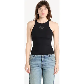 Dámská móda Top Guess New Sl Round Nk Guendalina Top Black S