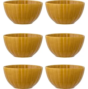 Sada misek Bloomingville Latina 400 ml 6-pack žlutá barva 82061202 18X