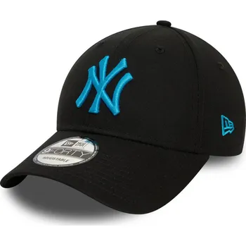 Kšiltovka Kšiltovka New Era 940 MLB LEAGUE ESSENTIAL 9FORTY NEYYAN Black/Sunwash Blue velikost O/S