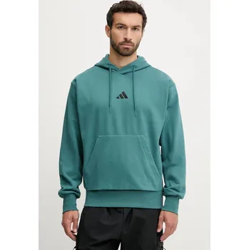 Pánské oblečení Mikina adidas Feelcozy KB7650 tyrkysová 66X, vel. M