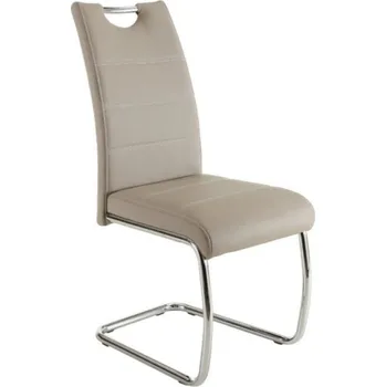 Jídelní židle Flora, cappuccino ekokůže