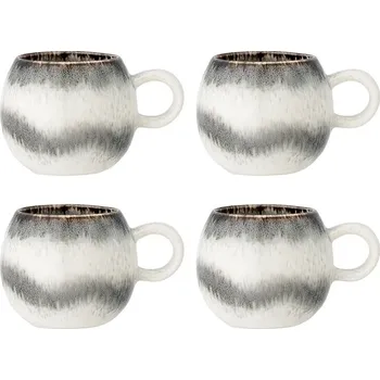 Sada hrnků Bloomingville Paula 275 ml 4-pack šedá barva 82061167 09X