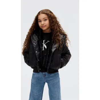 Pánská větrovka Bunda Calvin Klein Jeans IG0IG02988.9BYA černá 99X, vel. 128