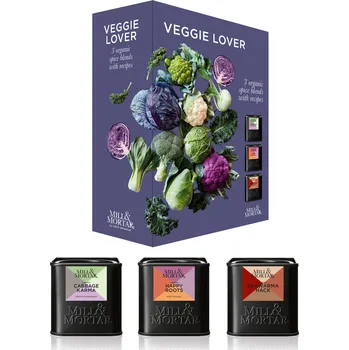 Koření Bio směs koření VEGGIE LOVER, sada 3 ks, Mill & Mortar