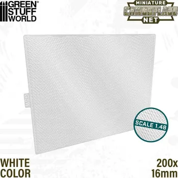 Plastikový model Miniature Camouflage Nets – maskovací síť bílá 1:48