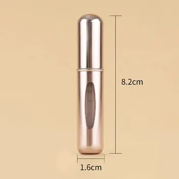 Plnitelný cestovní rozprašovač parfémů 5 ml | kosmetická lahvička - Růžový