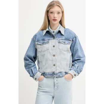 Dámská casual bunda Džínová bunda Guess Jeans W5YN56.D5M56 modrá 55J, vel. XL