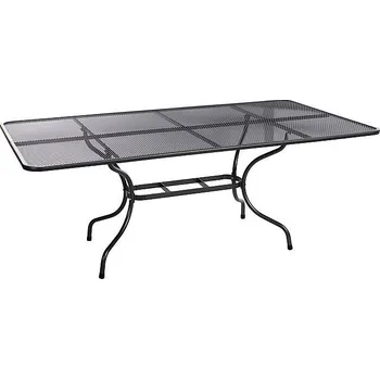 Zahradní stůl Deokork Kovový stůl obdélník 145 x 90 cm antracit