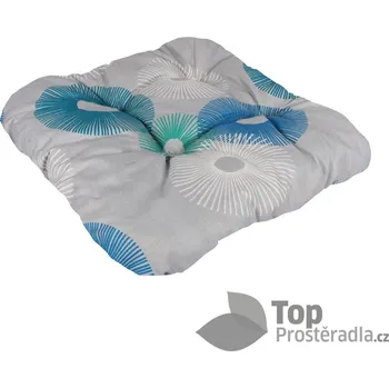 Podsedák Sedák 40x40 Modrobílé kruhy