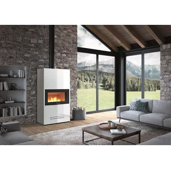 Krbová kamna Piazzetta DAVOS MC 105/48 BL