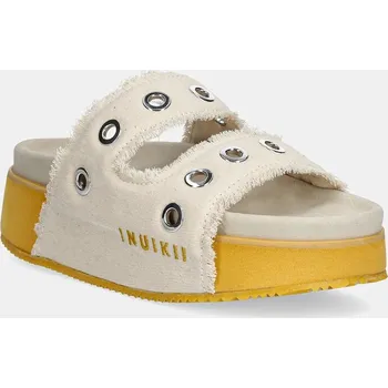 Dámské pantofle Pantofle Inuikii dámské, béžová barva, na platformě, 1004.005.0141.111 / 70103-152 01X, EUR 37