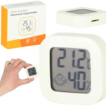 LCD pokojový teploměr a vlhkoměr